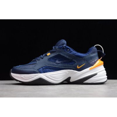 Nike Erkek M2k Tekno Midnight Lacivert / Turuncu Spor Ayakkabı Türkiye - JE7EBIZT